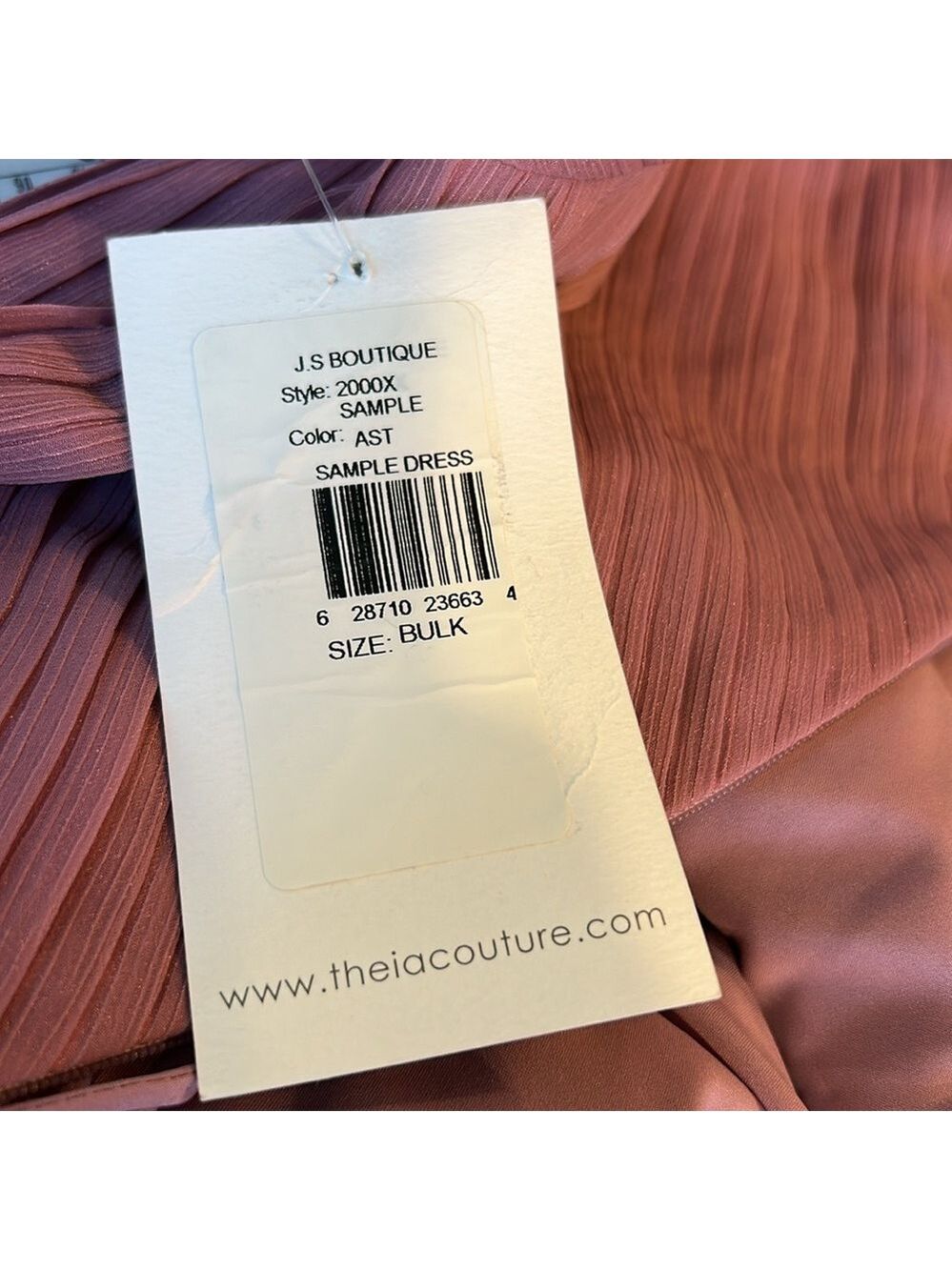 NWT Theia Sample Pleated Midi Dress Long Sleeve Size 4 - Picture 13 of 14